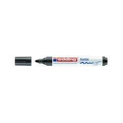 Marker Edding 4500 pentru textile, permanent, varf rotund 2-3 mm, negru Marker Edding 4500 pentru textile, permanent, varf rotund 2-3 mm, negru