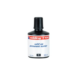 Tus Edding T100 pentru marker permanent, negru, 100ml Tus Edding T100 pentru marker permanent, negru, 100ml