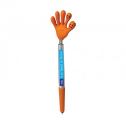 Pix flexibil FunHands, mina albastra si touchpad portocaliu