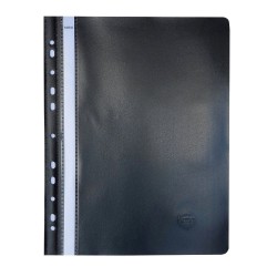 Dosar cu multiperforatii Noki, orange peel, negru, 25 bucati/set Dosar cu multiperforatii Noki, orange peel, negru, 25 bucati/set