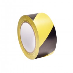 Banda de marcare Bedax, 50 mm x 33 m, galben si negru Banda de marcare Bedax, 50 mm x 33 m, galben si negru