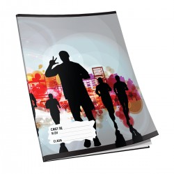 Caiet capsat RTC, A4, 80 file, 60g, dictando Caiet capsat RTC, A4, 80 file, 60g, dictando