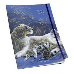 Caiet cusut A5, 80 file, 90 g, liniatura punctata, coperta design animale Caiet cusut A5, 80 file, 90 g, liniatura punctata, coperta design animale