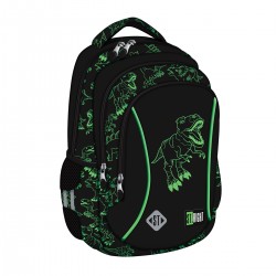 Ghiozdan BP26 ST Right Reflective T-Rex 3 compartimente, 39x27x17 cm Ghiozdan BP26 ST Right Reflective T-Rex 3 compartimente, 39x27x17 cm