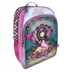 Rucsac clasic Gorjuss The World Is Your Oyster, 2 compartimente, 34x43x22 cm Rucsac clasic Gorjuss The World Is Your Oyster, 2 compartimente, 34x43x22 cm