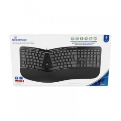 Tastatura multimedia cu fir MediaRange, 124 butoare si Scroll-wheel Tastatura multimedia cu fir MediaRange, 124 butoare si Scroll-wheel