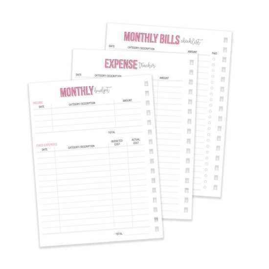 Budget planner Pukka Pads, 4 separatoare, calendar 12 luni nedatat, 183 stickere, pagini organizare Budget planner Pukka Pads, 4 separatoare, calendar 12 luni nedatat, 183 stickere, pagini organizare
