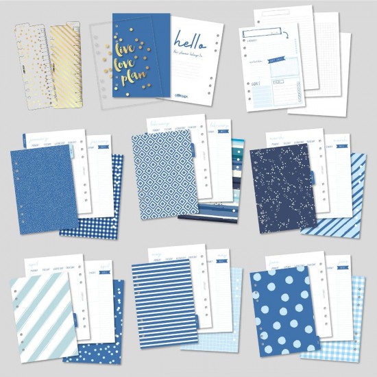 Agenda planificator A5 Carpe Diem, nedatat, include: 12 separatoare lunare, 12 calendare lunare, 60 planere saptamanale, 12 pag dictando, 12 pag matematica, 12 pag veline, 2 semne de carte plastic, 1 coperta plastic, 3 pag stickere planning, in cuti Agenda planificator A5 Carpe Diem, nedatat, include: 12 separatoare lunare, 12 calendare lunare, 60 planere saptamanale, 12 pag dictando, 12 pag matematica, 12 pag veline, 2 semne de carte plastic, 1 coperta plastic, 3 pag stickere planning, in cuti