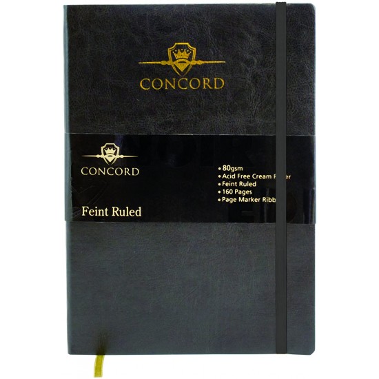 Agenda Pukka Pads Notebook Concord Selected B5, dictando, 160 pag, hartie 90 g, coperti piele eco Agenda Pukka Pads Notebook Concord Selected B5, dictando, 160 pag, hartie 90 g, coperti piele eco