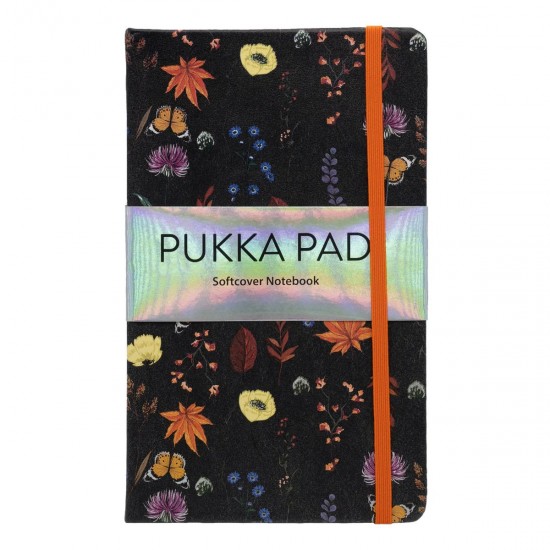 Agenda Pukka Pads Bloom, dictando, 192 pag, hartie 80 g, dimensiune 13 x 21 x 2 cm, coperti cartonate