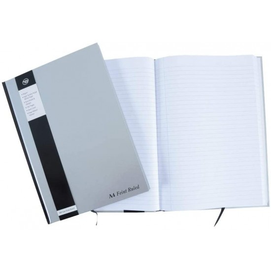 Agenda Pukka Pads Silver Casebound A4, dictando, 192 pag, coperta intarita