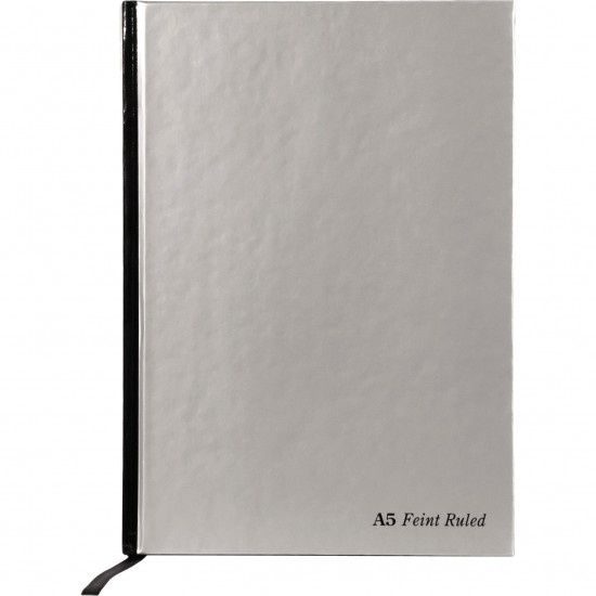 Agenda Pukka Pads Silver Casebound A5, dictando, 192 pag, coperta intarita