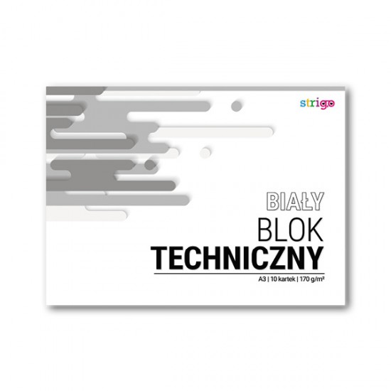 Bloc tehnic Strigo A3 10 file 170G alb Bloc tehnic Strigo A3 10 file 170G alb