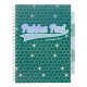 Caiet cu spirala si separatoare Pukka Pads Project Book Glee, 200 pag, dictando A4, verde