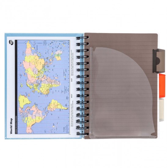 Caiet cu spirala si separatoare Pukka Pads A5 Executive Metallic Project Book, 200 pag, 80 g, coperti cartonate Caiet cu spirala si separatoare Pukka Pads A5 Executive Metallic Project Book, 200 pag, 80 g, coperti cartonate