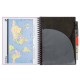 Caiet cu spirala si separatoare Pukka Pads Project Book Metallic A4, 200 pag matematica BLUE Caiet cu spirala si separatoare Pukka Pads Project Book Metallic A4, 200 pag matematica BLUE