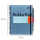 Caiet cu spirala si separatoare Pukka Pads Project Book Metallic A4, 200 pag matematica BLUE Caiet cu spirala si separatoare Pukka Pads Project Book Metallic A4, 200 pag matematica BLUE