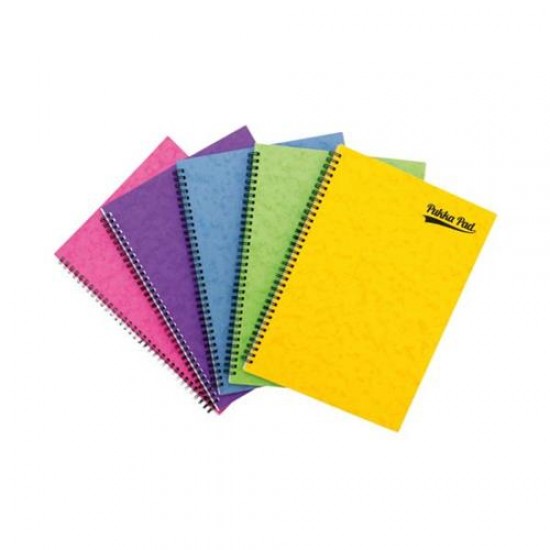 Set 5 caiete cu spirala Pukka Pads A4, 120 pag, dictando, microperforatii desprindere, mix 5 culori Set 5 caiete cu spirala Pukka Pads A4, 120 pag, dictando, microperforatii desprindere, mix 5 culori