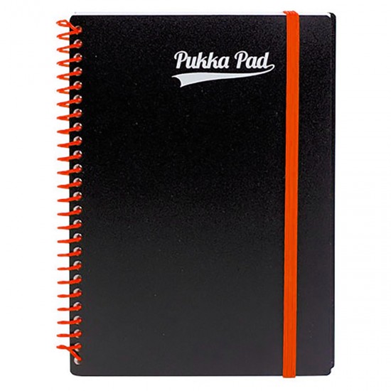 Set 3 caiete cu spirala Pukka Pads PP Neon A4 200 pag dictando, cu 4 perforatii indosariere, coperti PP, mix culori Set 3 caiete cu spirala Pukka Pads PP Neon A4 200 pag dictando, cu 4 perforatii indosariere, coperti PP, mix culori