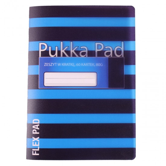Caiet Pukka Pads Flex Pads Navy A5 60 pag matematica, albastru Caiet Pukka Pads Flex Pads Navy A5 60 pag matematica, albastru