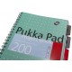 Caiet cu spirala si separatoare Pukka Pads Metallic Project Book dictando A4, microperforatii, 200 pag, hartie 80 g, coperti cartonate Caiet cu spirala si separatoare Pukka Pads Metallic Project Book dictando A4, microperforatii, 200 pag, hartie 80 g, coperti cartonate