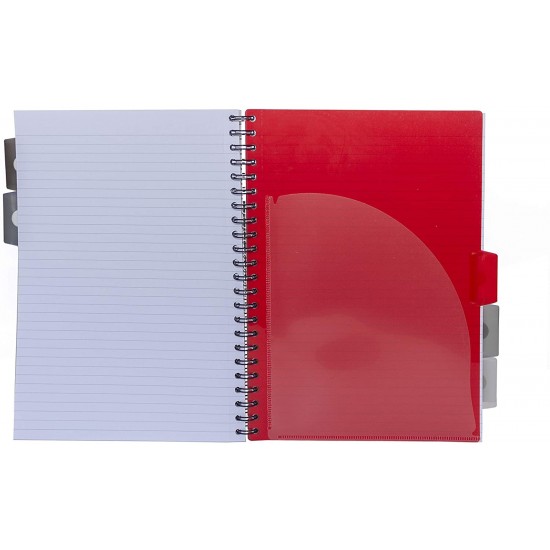 Caiet cu spirala si separatoare Pukka Pads Metallic Project Book dictando A4, microperforatii, 200 pag, hartie 80 g, coperti cartonate Caiet cu spirala si separatoare Pukka Pads Metallic Project Book dictando A4, microperforatii, 200 pag, hartie 80 g, coperti cartonate