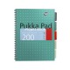 Caiet cu spirala si separatoare Pukka Pads Metallic Project Book dictando A4, microperforatii, 200 pag, hartie 80 g, coperti cartonate Caiet cu spirala si separatoare Pukka Pads Metallic Project Book dictando A4, microperforatii, 200 pag, hartie 80 g, coperti cartonate