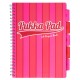 Caiet cu spirala si separatoare Pukka Pads Project Book Vogue 200 pag dictando A4 roz Caiet cu spirala si separatoare Pukka Pads Project Book Vogue 200 pag dictando A4 roz