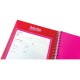 Caiet cu spirala si separatoare Pukka Pads Project Book Vogue 200 pag dictando A4 roz Caiet cu spirala si separatoare Pukka Pads Project Book Vogue 200 pag dictando A4 roz