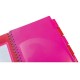 Caiet cu spirala si separatoare Pukka Pads Project Book Vogue 200 pag dictando A4 roz