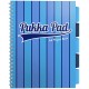 Caiet cu spirala si separatoare Pukka Pads Project Book Vogue 200 pag dictando A4 albastru