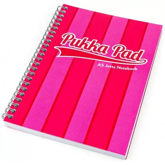 Caiet cu spirala Pukka Pads Vogue 200 pag dictando A5, roz Caiet cu spirala Pukka Pads Vogue 200 pag dictando A5, roz