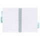 Caiet cu spirala si separatoare Pukka Pads Project Book Glee 200 pag, dictando A5 albastru deschis Caiet cu spirala si separatoare Pukka Pads Project Book Glee 200 pag, dictando A5 albastru deschis