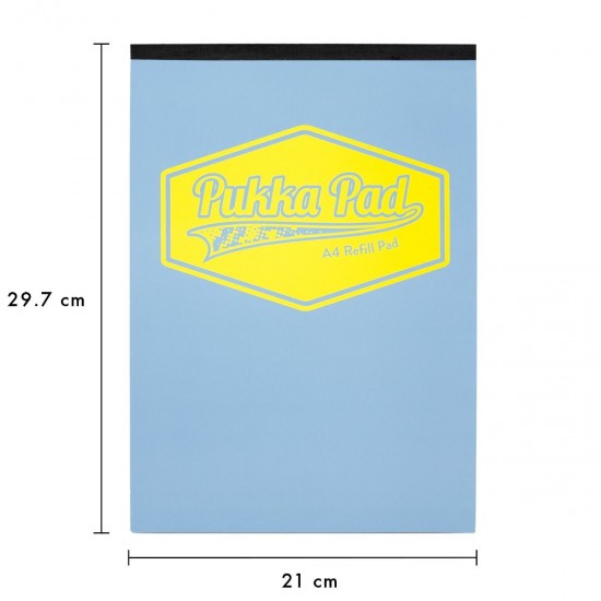Caiet Pukka Pads Pastel, dictando, A4, 160 pag, hartie 80 g, coperti cartonate BLUE Caiet Pukka Pads Pastel, dictando, A4, 160 pag, hartie 80 g, coperti cartonate BLUE