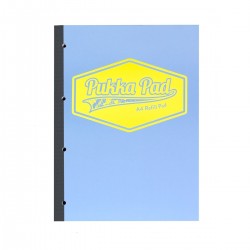 Caiet Pukka Pads Pastel, dictando, A4, 400 pag, hartie 80 g, coperti cartonate BLUE Caiet Pukka Pads Pastel, dictando, A4, 400 pag, hartie 80 g, coperti cartonate BLUE