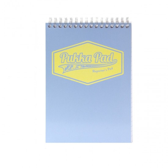Caiet cu spirala Pukka Reporter Pad Pastel, 160 pag dictando, 14 x 20.5 cm, coperti BLUE Caiet cu spirala Pukka Reporter Pad Pastel, 160 pag dictando, 14 x 20.5 cm, coperti BLUE