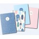 Set 4 caiete Pukka Pads Carpe Diem Feathers, A6, 32 pag, hartie 80 g, compus din: 1 x planner saptamanal, 1 x dictando, 1 x punctat, 1 x foi veline Set 4 caiete Pukka Pads Carpe Diem Feathers, A6, 32 pag, hartie 80 g, compus din: 1 x planner saptamanal, 1 x dictando, 1 x punctat, 1 x foi veline