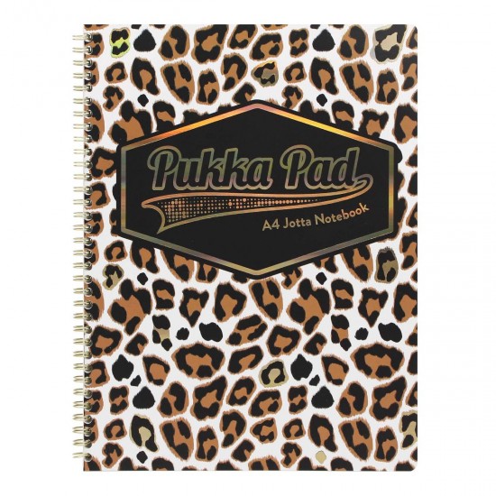 Caiet cu spirala Pukka Pads Wild Jotta A4+, dictando, 160 pag, perforatii biblioraft, coperti cartonate Caiet cu spirala Pukka Pads Wild Jotta A4+, dictando, 160 pag, perforatii biblioraft, coperti cartonate