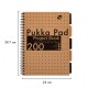 Caiet cu spirala si separatoare Pukka Pads Jotta Kraft Project Book, A4 dictando, 200 pag, hartie 80 g, coperti cartonate