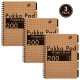 Caiet cu spirala si separatoare Pukka Pads Jotta Kraft Project Book, A4 dictando, 200 pag, hartie 80 g, coperti cartonate