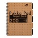 Caiet cu spirala si separatoare Pukka Pads Jotta Kraft Project Book, A4 dictando, 200 pag, hartie 80 g, coperti cartonate