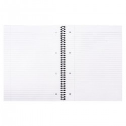 Caiet cu spirala Pukka Pads Stripes dictando A4, 200 pag, coperti PP, roz Caiet cu spirala Pukka Pads Stripes dictando A4, 200 pag, coperti PP, roz