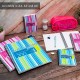 Set de 3 caiete cu spirala Pukka Pads Stripes, dictando, 200 pag, hartie 80 g, format A6, coperti PP, roz/albastru Set de 3 caiete cu spirala Pukka Pads Stripes, dictando, 200 pag, hartie 80 g, format A6, coperti PP, roz/albastru