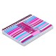 Set de 3 caiete cu spirala Pukka Pads Stripes, dictando, 200 pag, hartie 80 g, format A6, coperti PP, roz/albastru Set de 3 caiete cu spirala Pukka Pads Stripes, dictando, 200 pag, hartie 80 g, format A6, coperti PP, roz/albastru