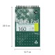 Caiet cu spirala Pukka Pads Recycled Pad 128 x 203mm, 160 pag, hartie 80 g, 100% reciclata, coperti cartonate Caiet cu spirala Pukka Pads Recycled Pad 128 x 203mm, 160 pag, hartie 80 g, 100% reciclata, coperti cartonate