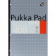 Rezerva Pukka Pads A4 dictando, 400 pag, cu 4 perforatii pentru bilblioraft, BLUE