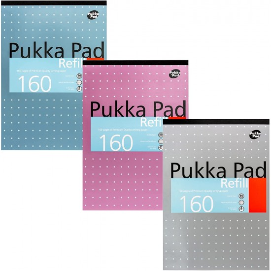 Rezerva Pukka Pads A4 dictando, 160 pag, cu 4 perforatii pentru bilblioraft Rezerva Pukka Pads A4 dictando, 160 pag, cu 4 perforatii pentru bilblioraft