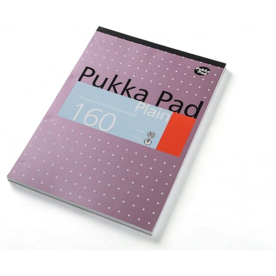 Rezerva Pukka Pads A4 fara liniatura, 160 pag, cu 4 perforatii pentru bilblioraft