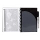 Caiet cu spirala si separatoare Pukka Pads Black Project Book A5 dictando, 250 pag, coperti PP Caiet cu spirala si separatoare Pukka Pads Black Project Book A5 dictando, 250 pag, coperti PP