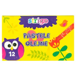 Creioane cerate Strigo 12 culori Creioane cerate Strigo 12 culori